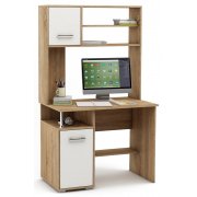 дуб сонома / белый