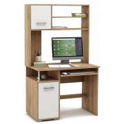 дуб сонома / белый