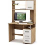 дуб сонома / белый