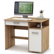 дуб сонома / белый