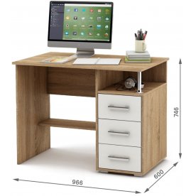 Компьютерный стол Амбер-3