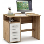 дуб сонома / белый