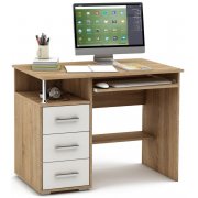 дуб сонома / белый