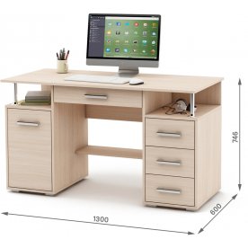 Компьютерный стол Амбер-6Я