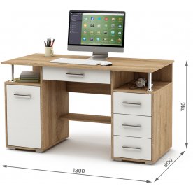 Компьютерный стол Амбер-6Я