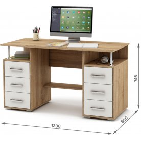 Компьютерный стол Амбер-8