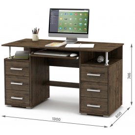 Компьютерный стол Амбер-8К