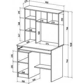 Компьютерный стол Бостон-10