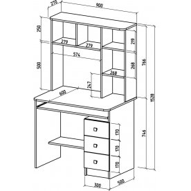 Компьютерный стол Бостон-11
