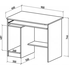 Компьютерный стол Бостон-2