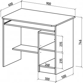 Компьютерный стол Бостон-3