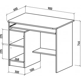 Компьютерный стол Бостон-4