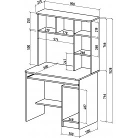 Компьютерный стол Бостон-7