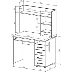 Компьютерный стол Остин-11