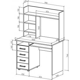 Компьютерный стол Остин-12