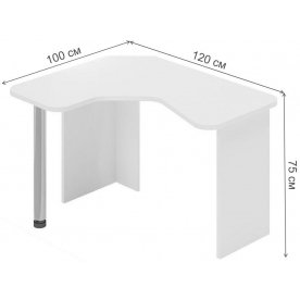 Компьютерный стол Домино Lite СКЛ-ИгрУгл120 В левый