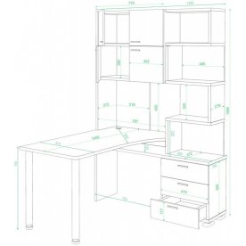 Компьютерный стол Домино СР-500М/160 К-правый
