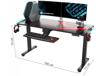 Компьютерный стол Eureka ERK-EGD-S62B