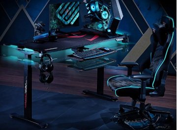 Компьютерный стол Eureka ERK-EGD-S62B