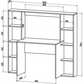 Компьютерный стол Фокс