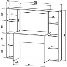 Компьютерный стол Фокс