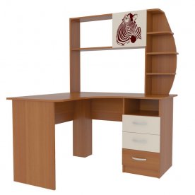 Компьютерный стол Галерея 1200 угловой (с радиусной надстройкой)