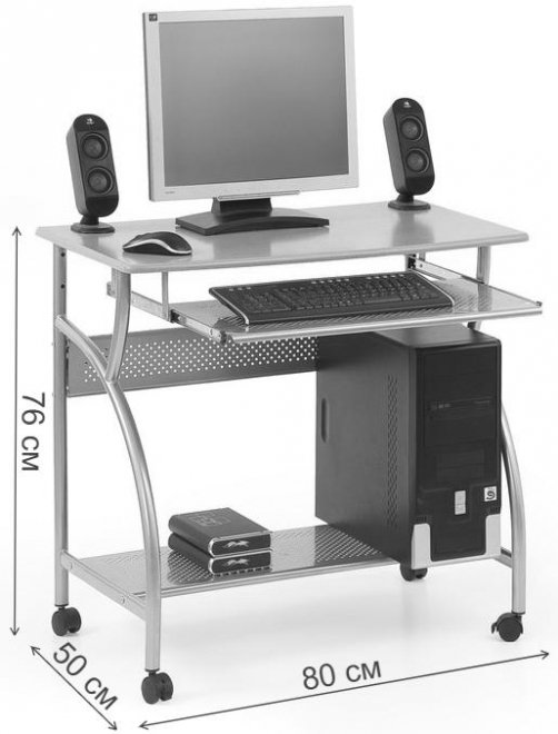 Компьютерный стол B-6 ольха