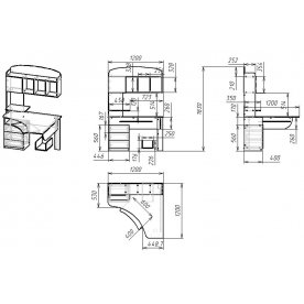 Компьютерный стол Мебелайн-11