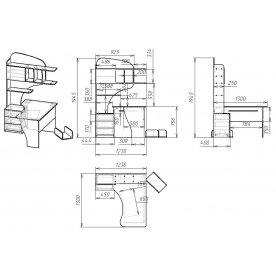 Компьютерный стол Мебелайн-15