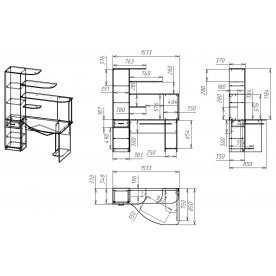 Компьютерный стол Мебелайн-56