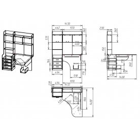 Компьютерный стол Мебелайн-57