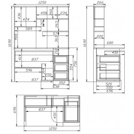 Компьютерный стол Мебелеф-15