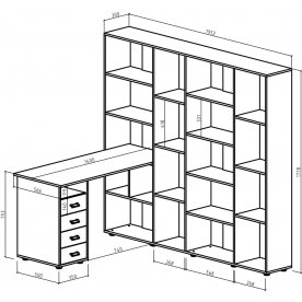 Компьютерный стол Оксфорд-5