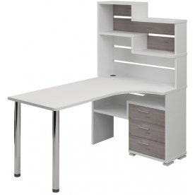 Компьютерный стол Жаспера-132-160 правый с надстройкой