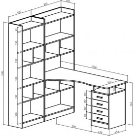 Компьютерный стол Атлант-286