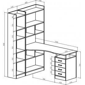 Письменный стол Атлант-284