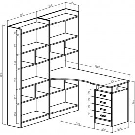 Письменный стол Атлант-288