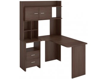 Письменный стол Домино Lite СКЛ-Угл130+НКЛХ-120 Ш-Ч левый