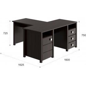 Письменный стол Изабель ИЗ-41К и ИЗ-42