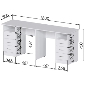 Письменный стол Хит-32