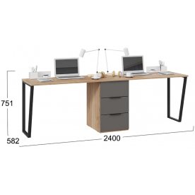 Письменный стол Порто СМ-393.15.013