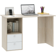 дуб сонома / белый