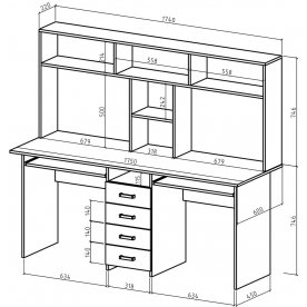 Письменный стол Лайт-11К