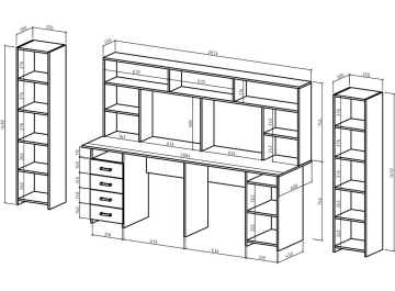 Письменный стол Лайт 14