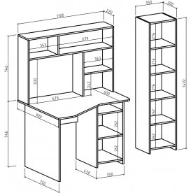 Письменный стол Лайт-17