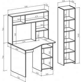Письменный стол Лайт-17