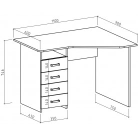 Письменный стол Лайт-18