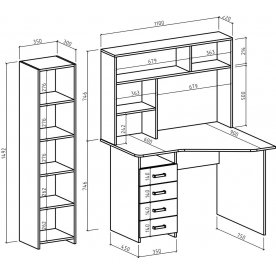 Письменный стол Лайт 18