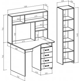 Письменный стол Лайт-19