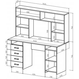 Письменный стол Лайт-8
